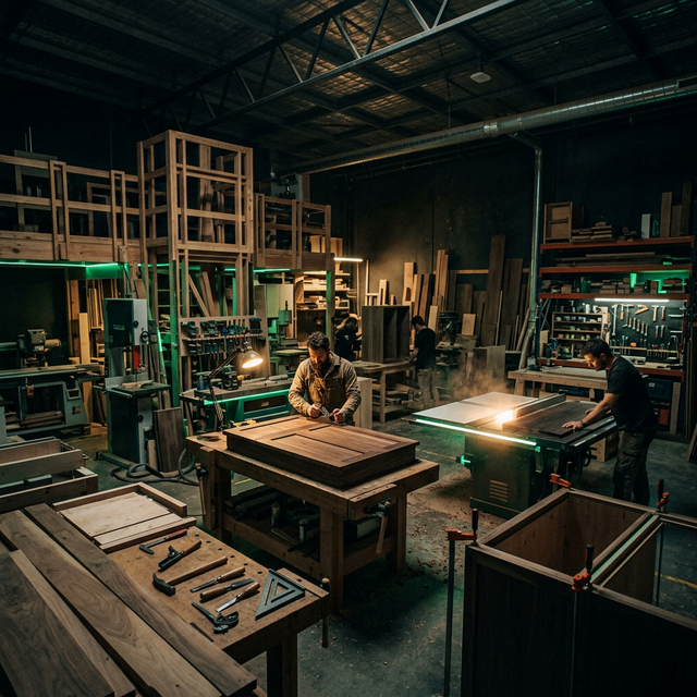 Zesto Tech joinery workshop Dubai