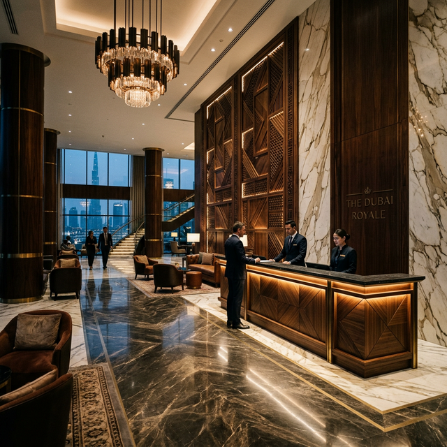 Luxury hotel joinery Dubai